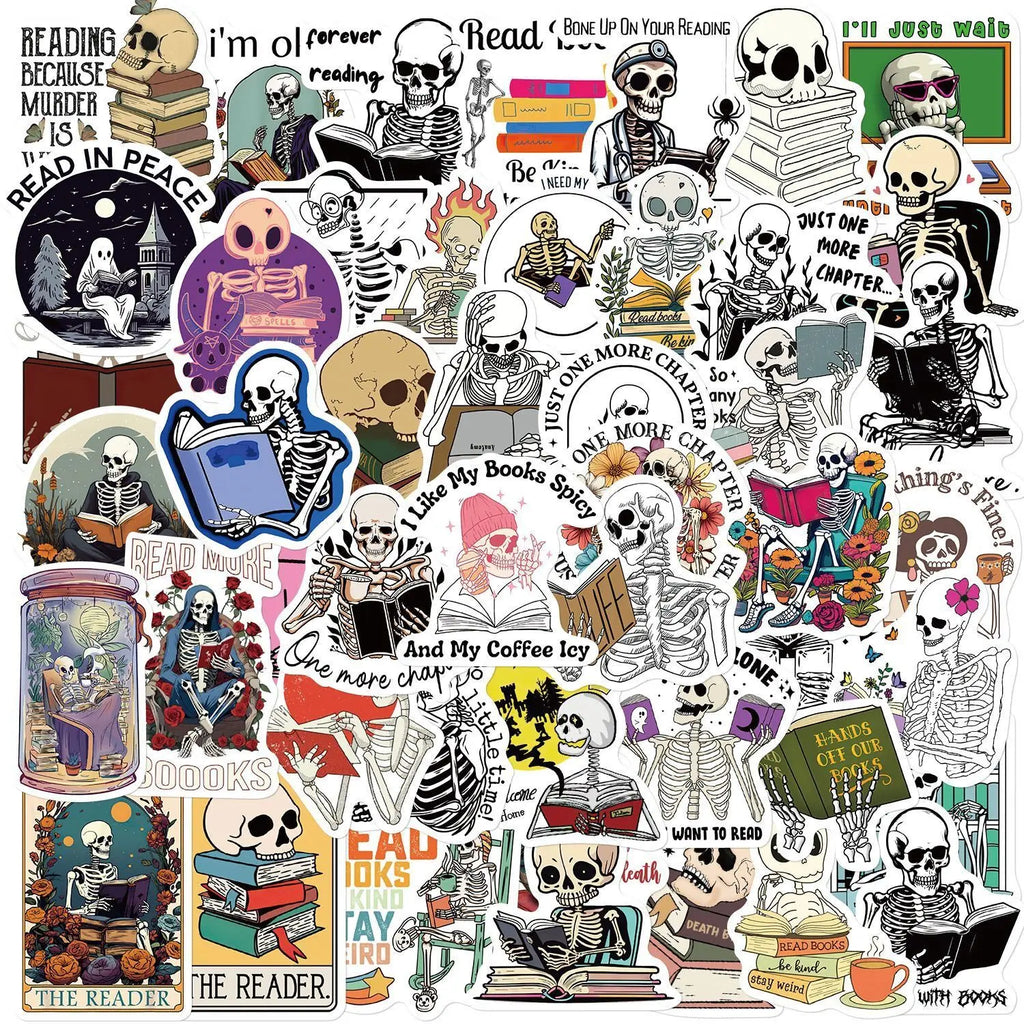10/50/100pcs Mix Smut Dark Romance Bookish Book Reading Stickers Kindle Aesthetic Girls Decals Ipad Phone Laptop Diary Sticker