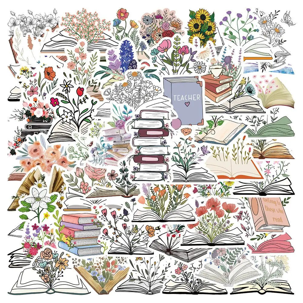 10/50/100pcs Mix Smut Dark Romance Bookish Book Reading Stickers Kindle Aesthetic Girls Decals Ipad Phone Laptop Diary Sticker