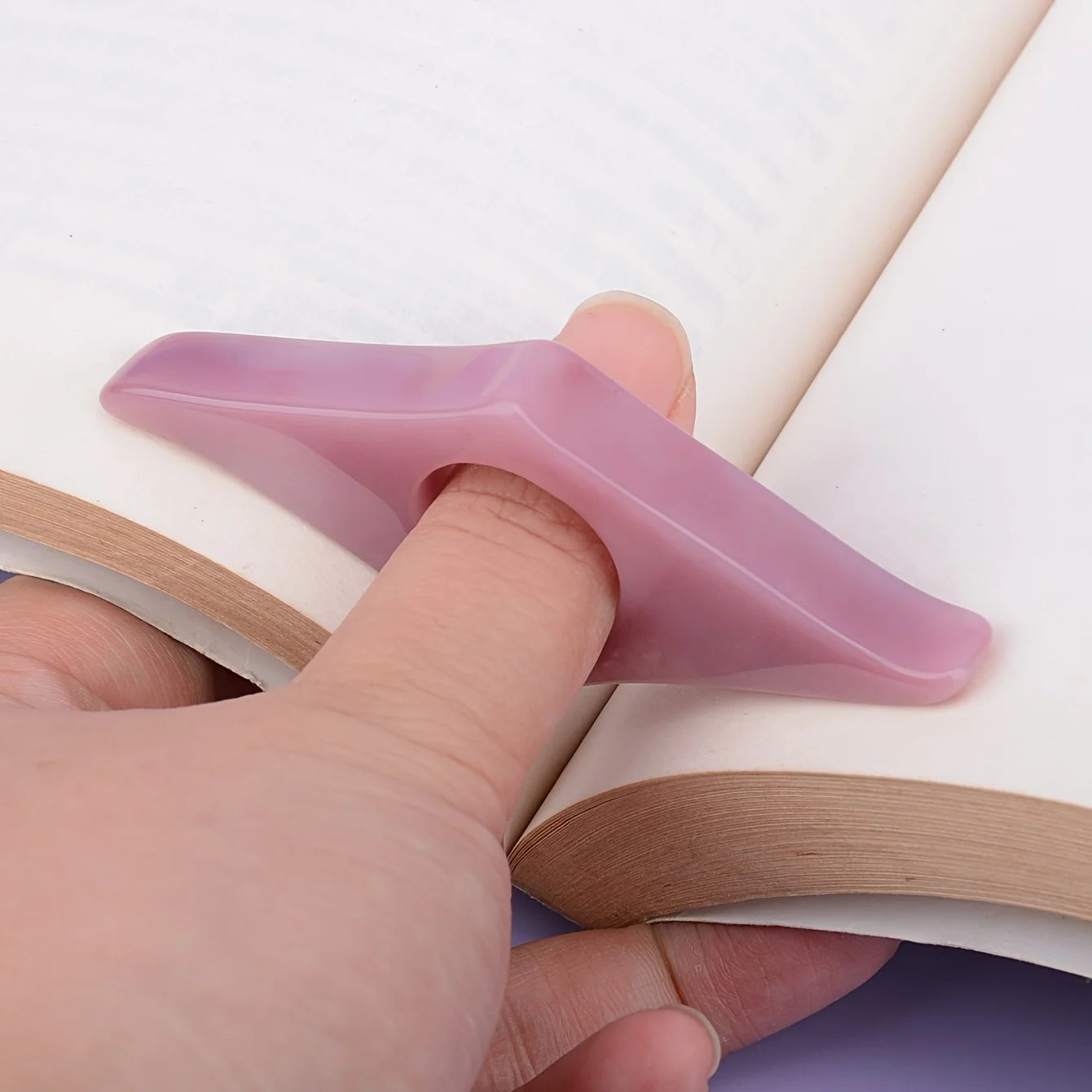 Thumb Book Support Book Page Holder School Supplies Reading Aids Student Book Accessories Spreader Convenient Bookmark