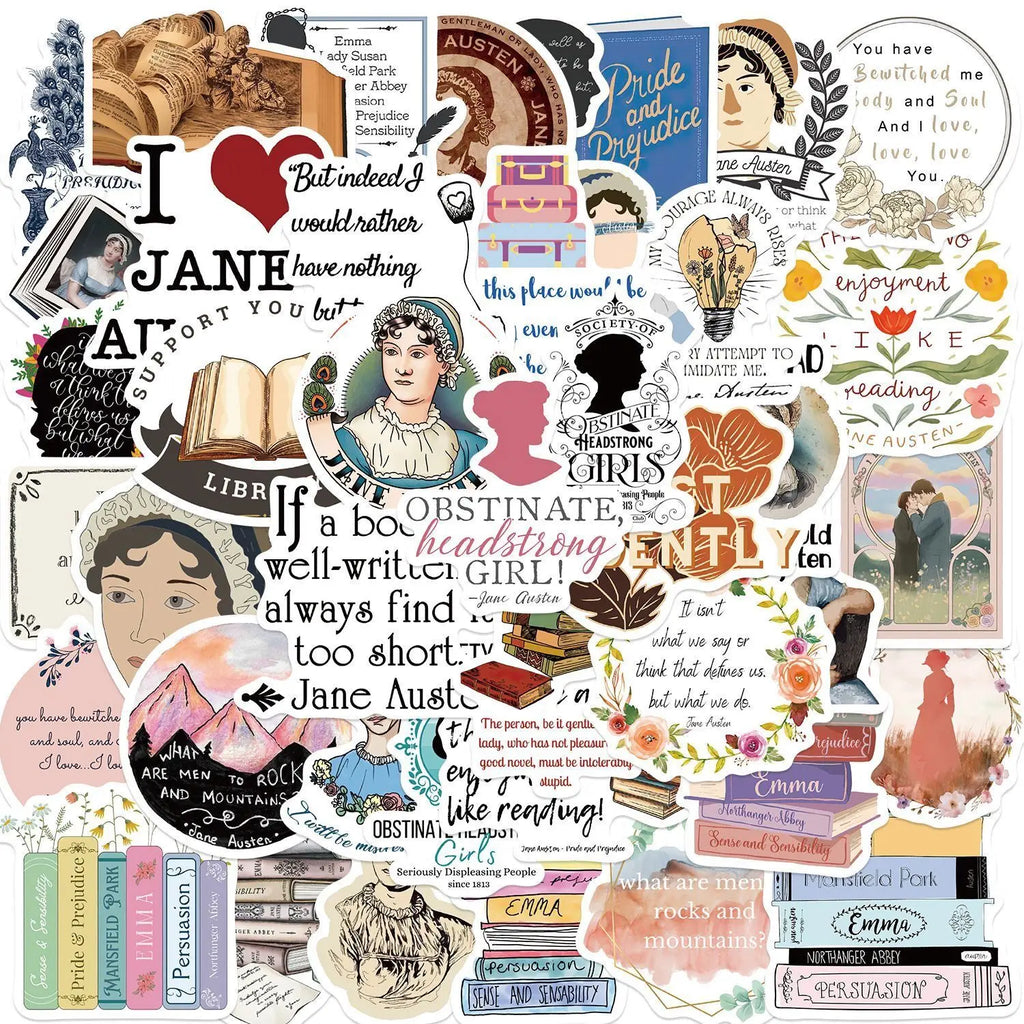 10/50/100pcs Mix Smut Dark Romance Bookish Book Reading Stickers Kindle Aesthetic Girls Decals Ipad Phone Laptop Diary Sticker