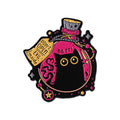 31 Types Cartoon Punk Black Peeping Cat Brooch Enamel Pins Cute Cat Reading Book Brooches Bag Lapel Badge Jewelry Gifts Friends